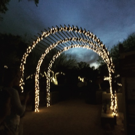 lighted arch
